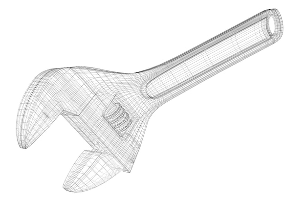 Clé multifonctionnelle polyvalente en modèle filaire