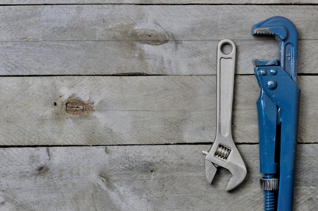 Clés de plomberie Flatlay