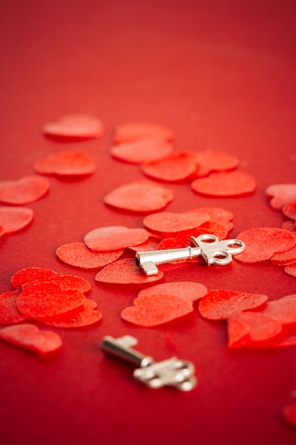 Photo clés pour valentine