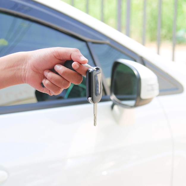 Photo clés de la voiture