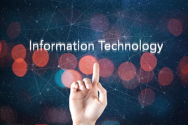 Clics sur les technologies de l'information