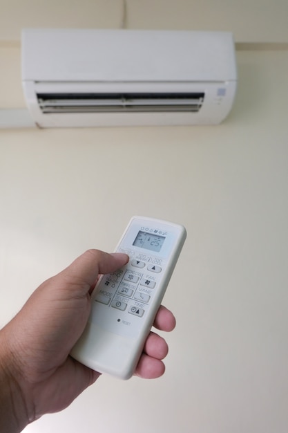 climatiseur cool de la télécommande