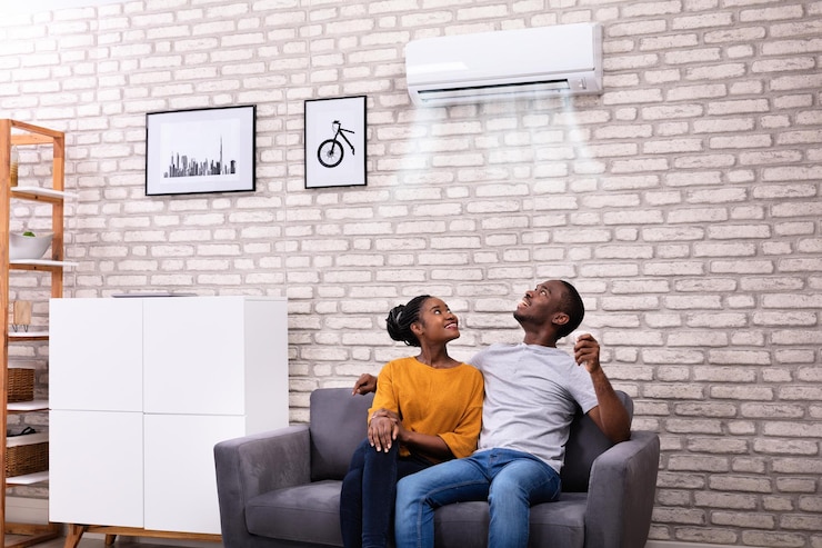 Climatiseur fonctionnant en couple à la maison