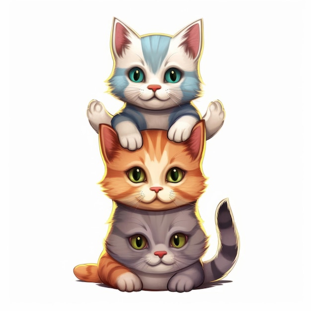 clipart de chats de dessin animé