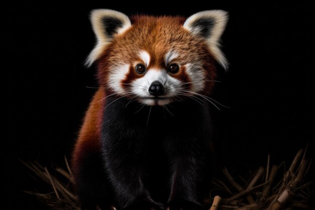 Photo clipart du panda rouge