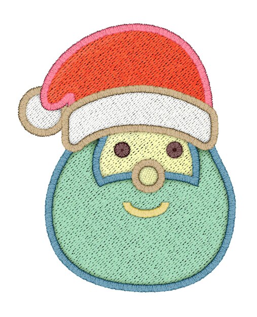 Clipart d'un élément de patchwork de Noël