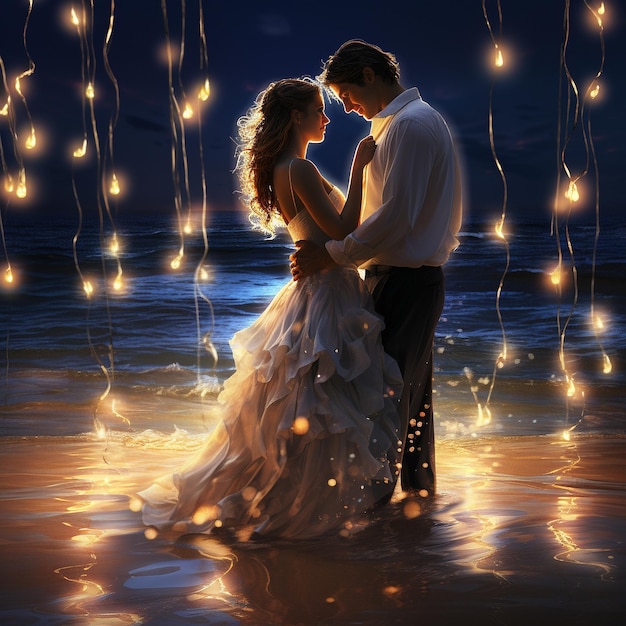 clipart de mariage sur la plage