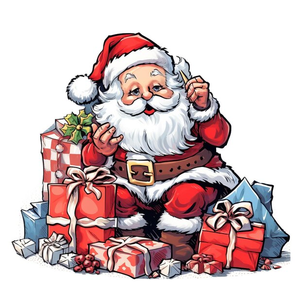 Clipart Père Noël