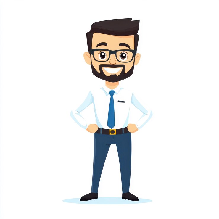 Photo un clipart professionnel qui représente un chef d'entreprise