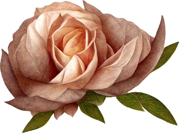 Clipart de roses aquarelle