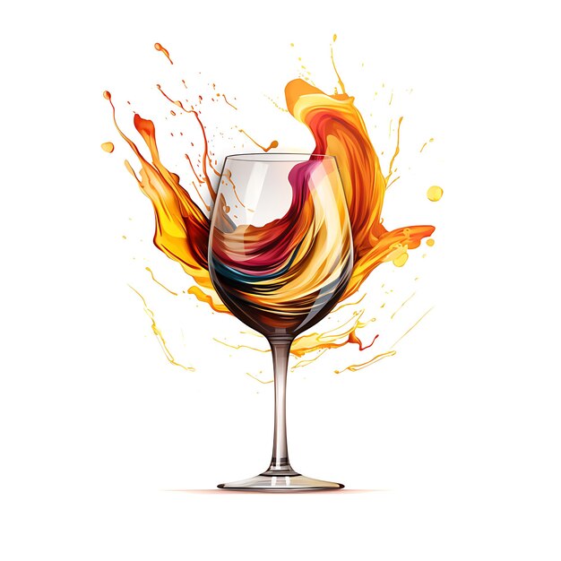 Clipart de verre à vin