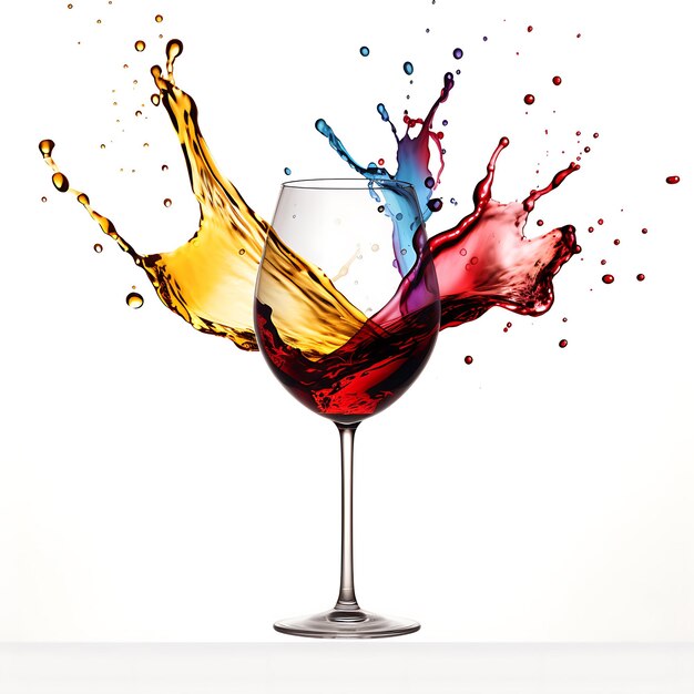 Photo clipart de verre à vin