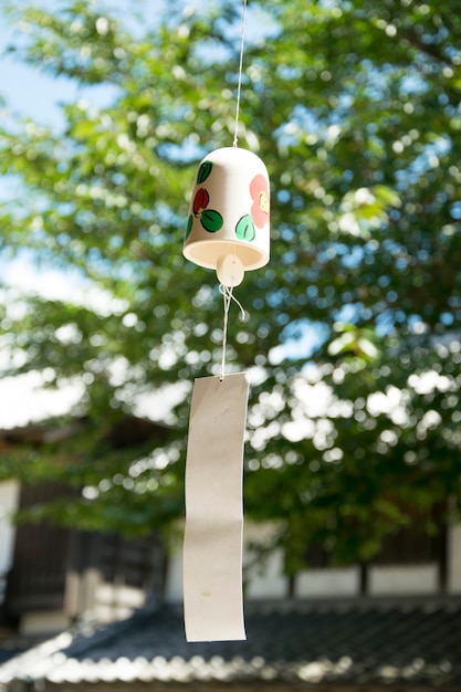 Cloche à vent au Japon, début de l&#39;été, style traditionnel