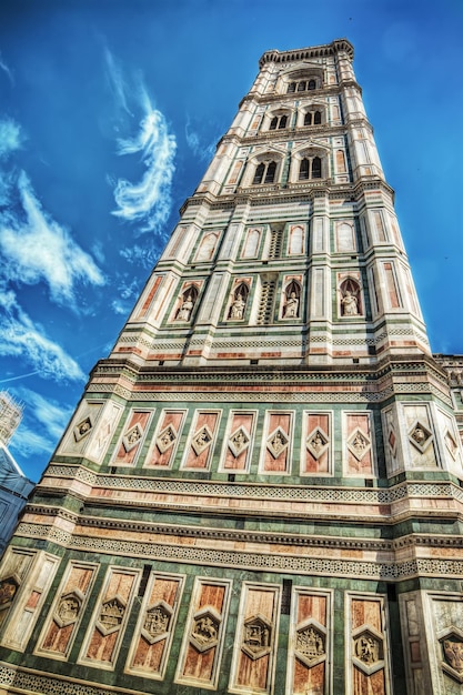 Clocher de Santa Maria del Fiore en hdr Italie