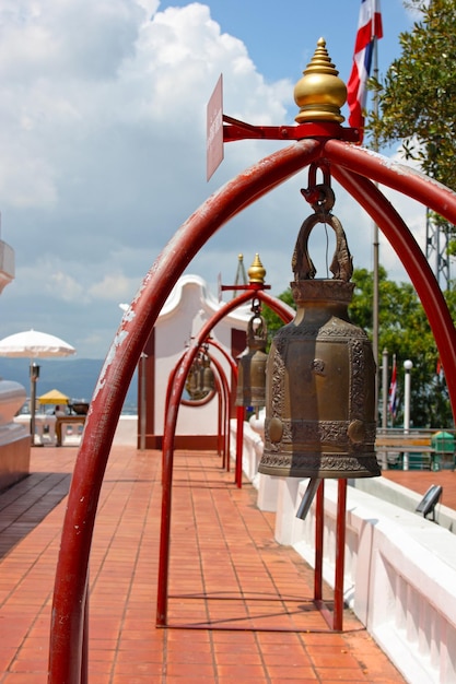 Les cloches de la pagode royale à Songkhla