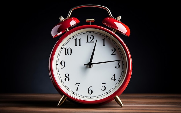 ClockHolding homme sur fond blanc