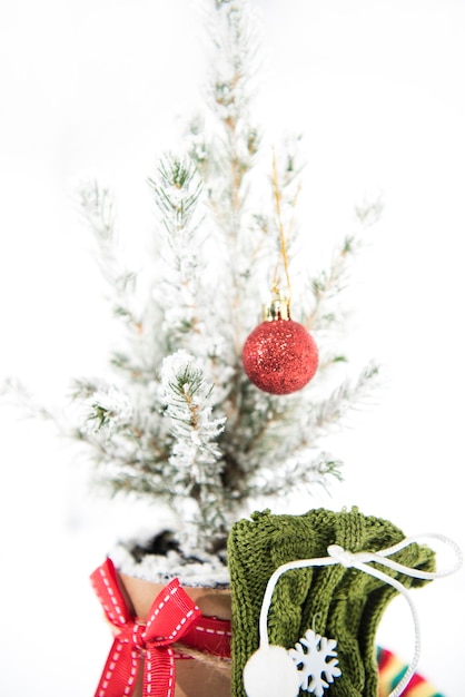 Photo close-up de l'arbre de noël