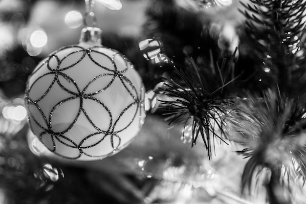 Photo close-up de l'arbre de noël