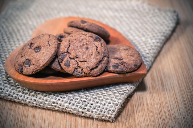 Close-up des biscuits sur la table