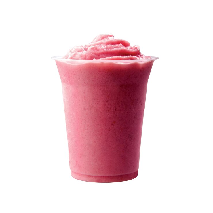 Photo close-up de boisson sur fond blanc