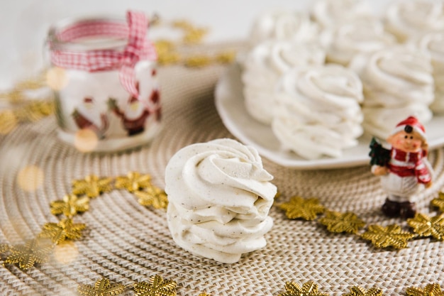 Photo close-up du gâteau sur la table