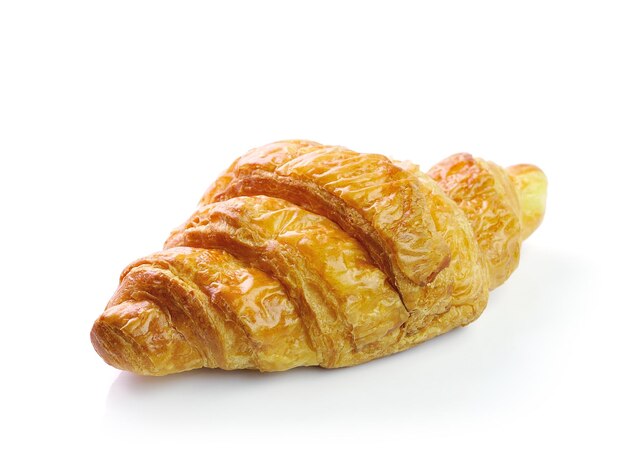Close-up du pain sur un fond blanc