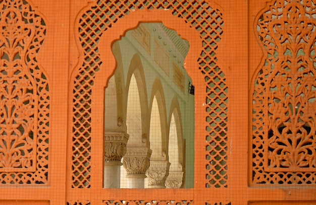 Close-up du temple