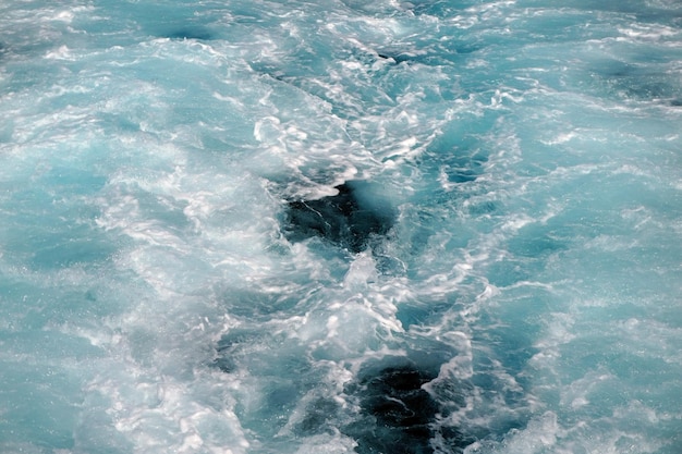 Close-up de l'eau gelée