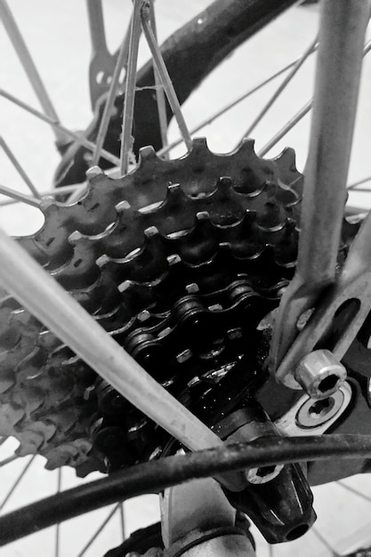 Close-up de l'équipement de vélo