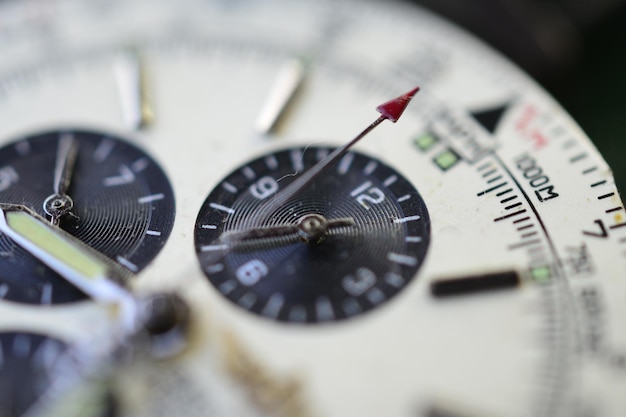 Photo close-up de l'horloge