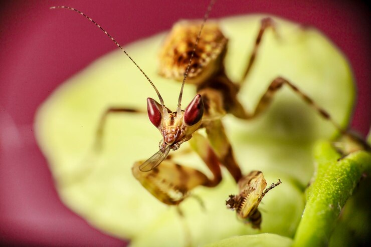 Photo close-up d'un insecte