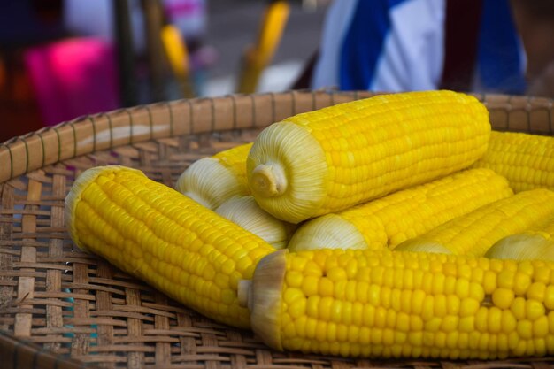 Photo close-up de jaune à vendre sur le marché