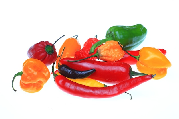 Close-up de légumes multicolores