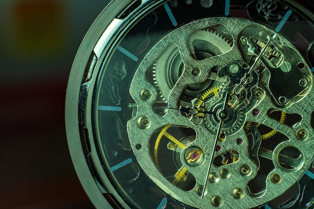 Photo close-up de la montre