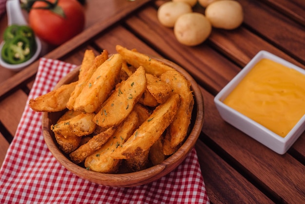 Close-up de la nourriture dans le bol sur la table