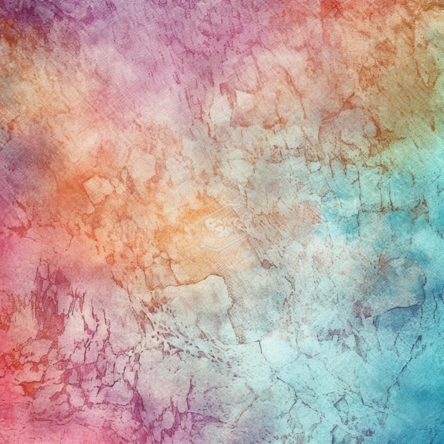Photo a close up of a colorful background with a texture of paint generative ai