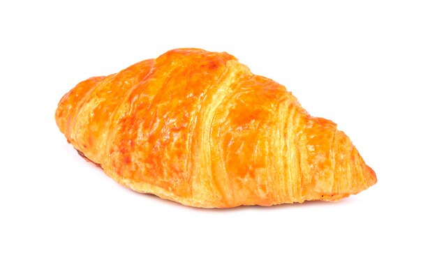 Close-up d'orange sur fond blanc