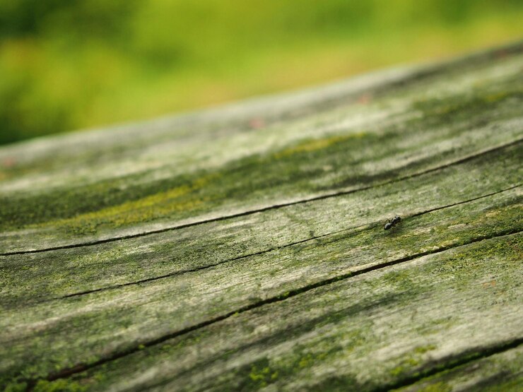 Photo close-up d'une planche en bois