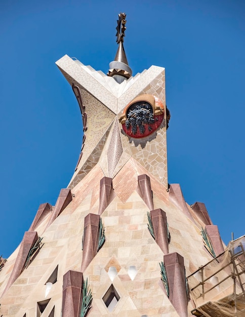 Close up de la Sagrada Familia Barcelone