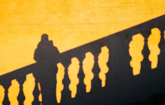 Photo close-up de la statue jaune