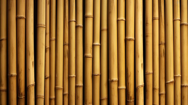 clôture en bambou pour la décoration du jardin Réseau neuronal généré par l'IA
