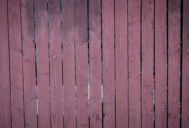 Clôture en bois avec planches verticales. Fond et texture d'une clôture maison