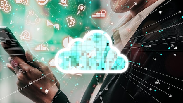 Cloud computing conceptuel et technologie de stockage de données pour l'innovation future