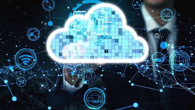 Cloud computing conceptuel et technologie de stockage de données pour l'innovation future