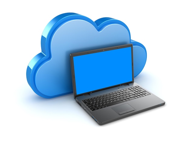 Cloud computing avec ordinateur portable