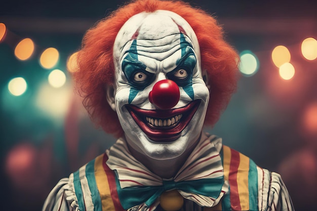 clown dans une salle de clown