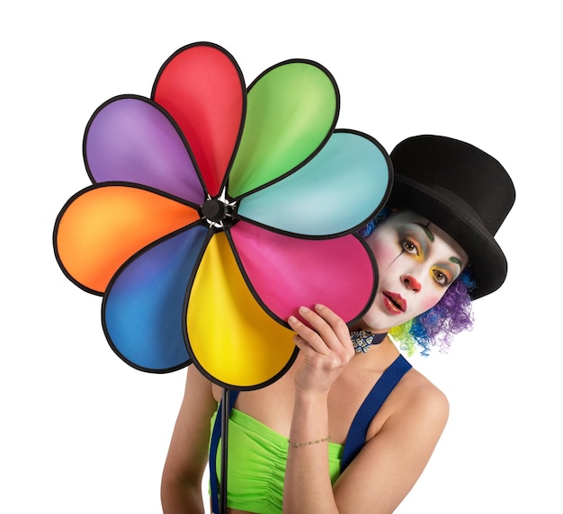 Clown avec hélice