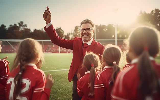 Coach sportif équipe jeune