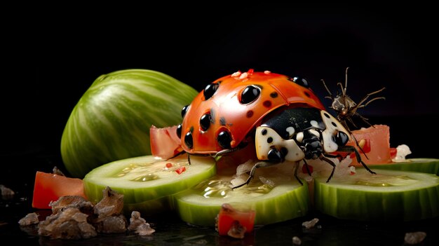 Coccinelle un berger avec un tas de moi Générer AI