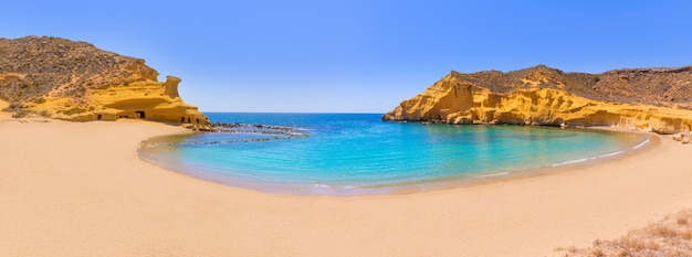 Cocedores beach à Murcia près de Aguilas en Espagne